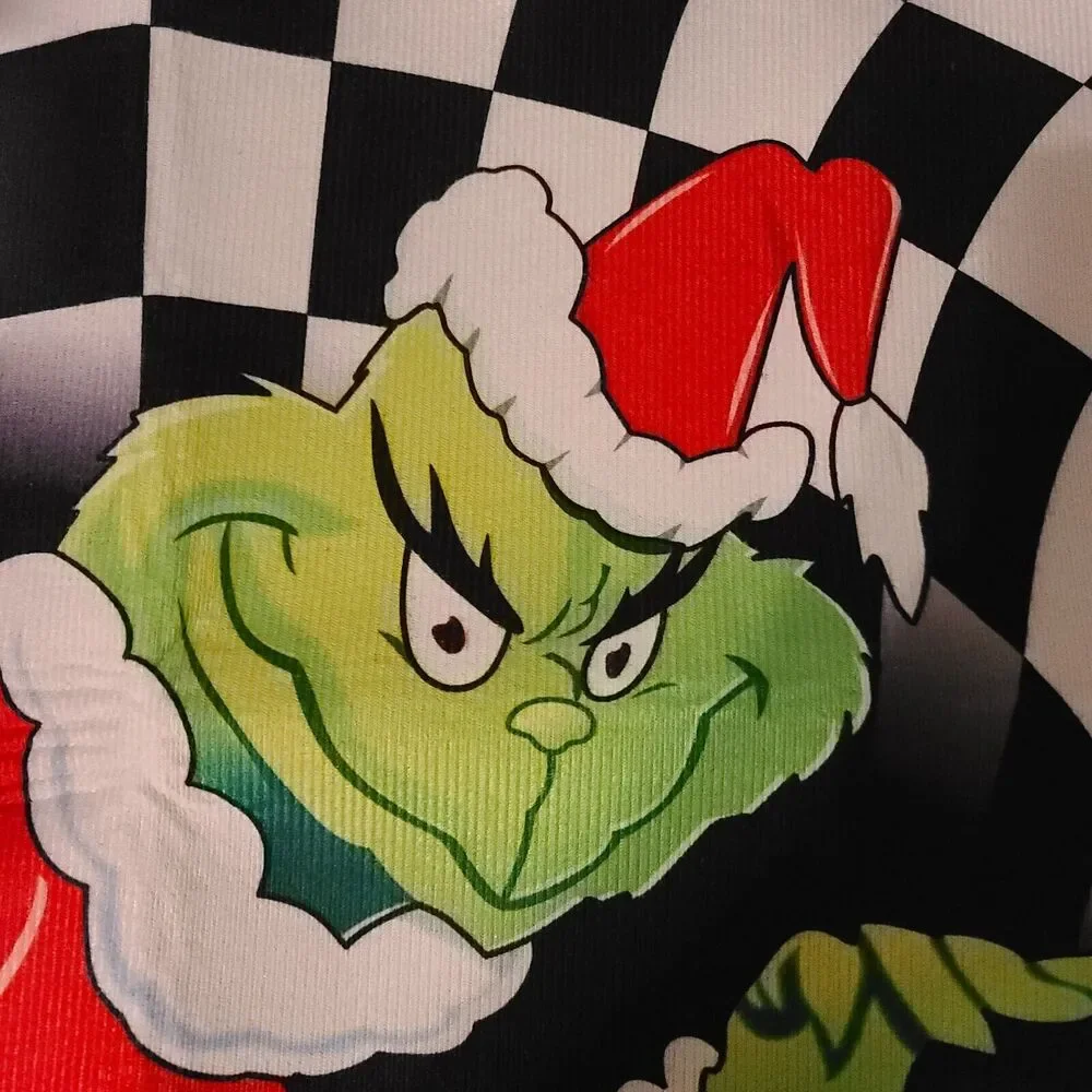 The Grinch 3D Christmas Illusion Door Mat NIP